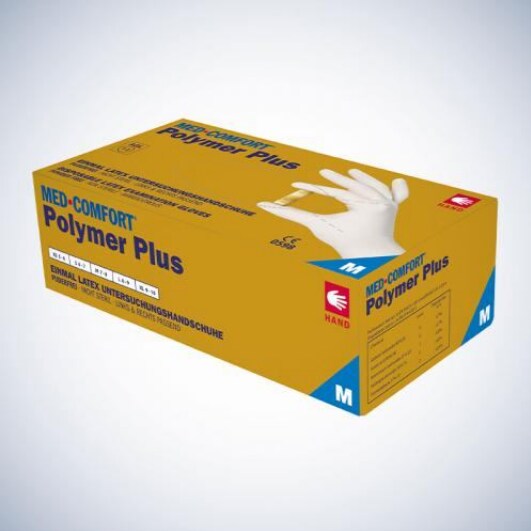 Med-Comfort Polymer Plus Latexhandschuh Größe L