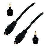 thumbnail of MCL - Câble audio optique Toslink mâle / mâle  + adaptateur - 5m