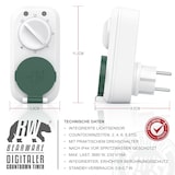 thumbnail of CSL Outdoor Countdown Timer mit Dämmerungsschalter - Zeitschaltuhr mit Schutzkappe