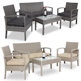 thumbnail of CASARIA® Balkonmöbel Set Wetterfest 4 Personen Creme
