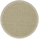 thumbnail of Teppich Balkon Unifarben Pflegeleicht Waschbar Strapazierfähig Terrasse Küche Rund Grün 160x160 cm OEKO-TEX – ORIANA von Kadima Design
