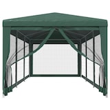 thumbnail of Tente de fête avec 8 parois latérales en maille Vert 3x9 m PEHD Modèle AbriCôte 170