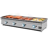 thumbnail of LUX WORLDMAI Gasgrillplatte 120 cm aus gewalztem Stahl für die Gastronomie. INOX Grillplatte für Küchen in Bars und Restaurants.