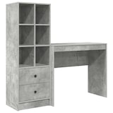 thumbnail of vidaXL Schreibtisch mit Schubladen 2 pcs Beton Grau