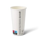 thumbnail of Pappbecher (beschichtet) 500 ml / 20 oz, Ø 90 mm, weiß, 1000 Stück