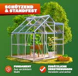 thumbnail of GARDEBRUK® Gewächshaus Aluminium 3,6m² mit Fundament 190x190cm inkl. Dachfenster