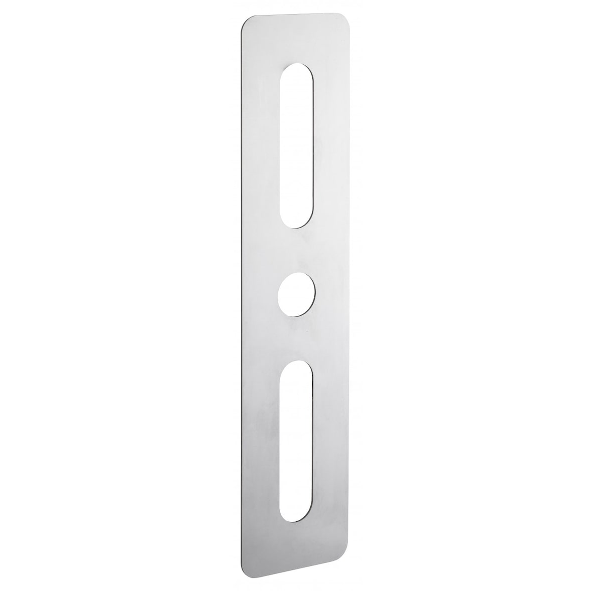 Plaque de propreté 70x312mm - Rectangulaire, inox brossé - INTELOCK
