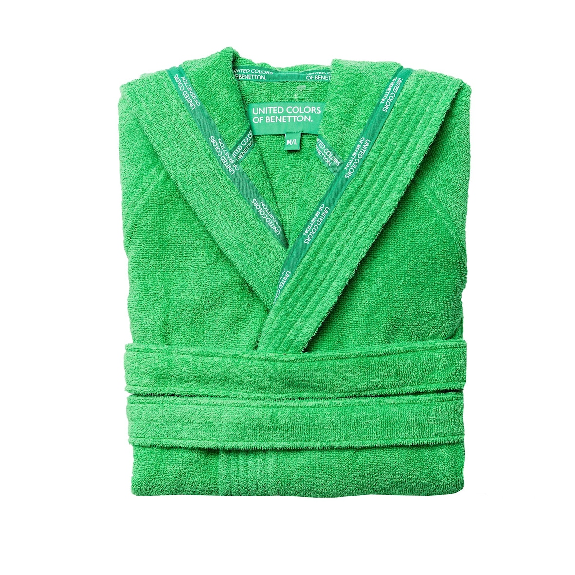 Benetton - Badjas M/L 100% Katoen 360GSM in Groen