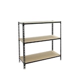 thumbnail of PROREGAL Étagère robuste BABY MULI | HxLxP 90x90x50cm | 3 étagères | Charge du compartiment 150kg | anthracite | Etagère de rangement