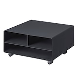 thumbnail of Yamazaki Druckerstation Druckerregal Druckertrolley Druckerschrank mit Rollen 48x19x37cm Metall schwarz