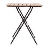 thumbnail of Mesa de patio Bolero cuadrada y plegable con listones de madera sintética 695x695x595mm