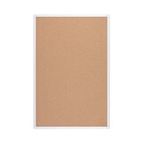 thumbnail of Tablon anuncios antibacteriano corcho marco lacado en blanco 1000X1500