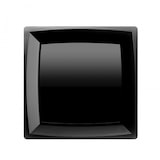 thumbnail of Sovie Tableware Teller MILAN in L aus Plastik, 21 x 21cm, Schwarz, 12 Stück - Einweg