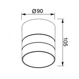 thumbnail of Foco de Exterior Mantra SALER Blanco IP65