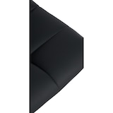 thumbnail of Conjunto de 2 bancos de bar em imitação de pele Jerry preto/cromo