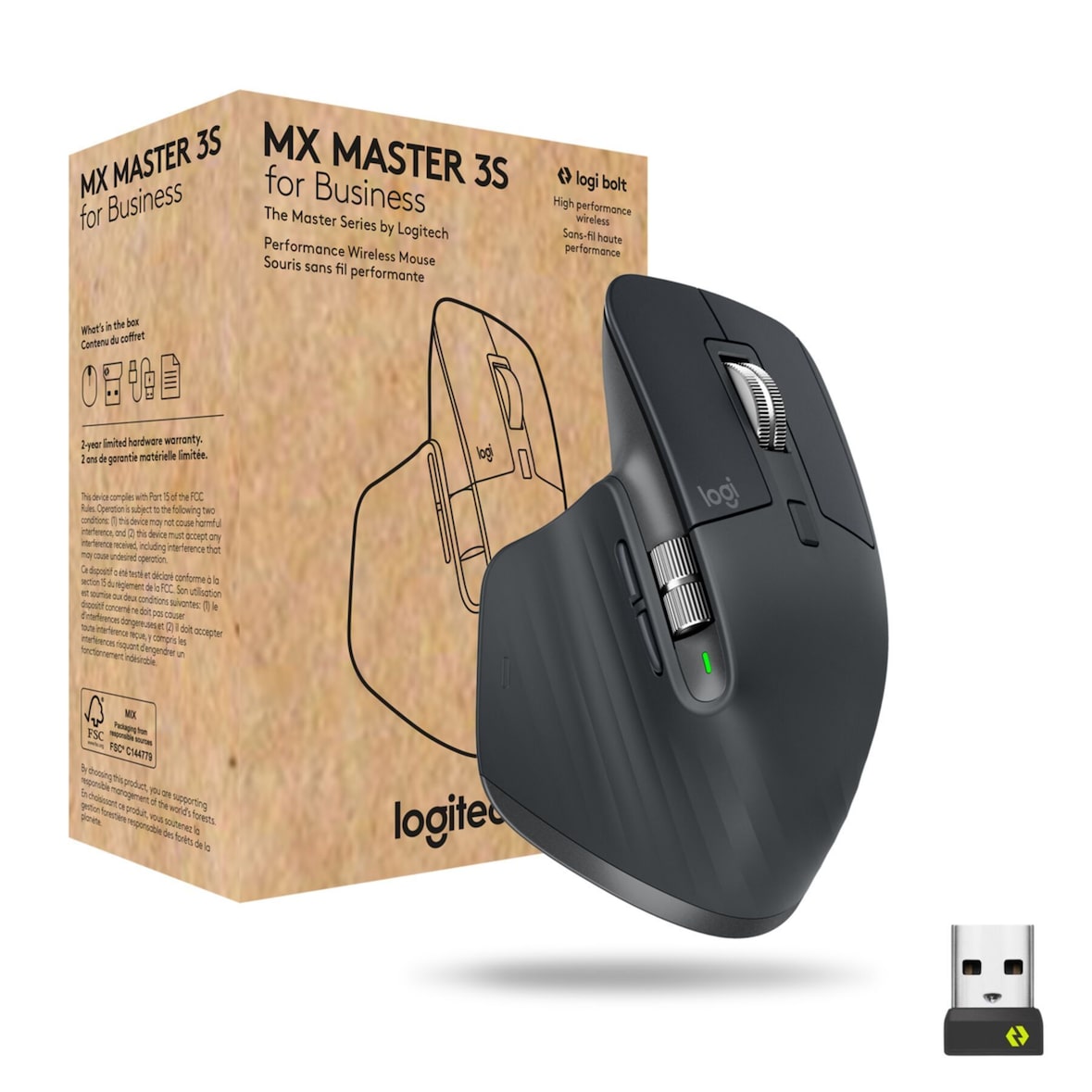 Logitech Master Series MX Master 3S for Business - Muis