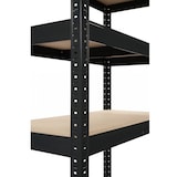 thumbnail of Etagère modulable 5 plateaux bois / métal 40x120xH178 cm 220 kg/plateau