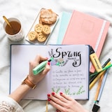 thumbnail of Quo Vadis - Carnet Bullet journal - Multilingue - Life Journal - Bleu - Pages Points (dots) - 15x21 cm - Papier Clairefontaine blanc