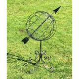 thumbnail of DanDiBo Sonnenuhr Garten Metall Globus 101806 Modern Stehend Sonnenuhr aus Schmiedeeisen 72 cm Gartenuhr Gartendeko