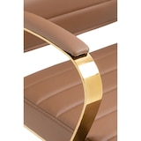 thumbnail of Sedia da ufficio in similpelle Havanna marrone chiaro