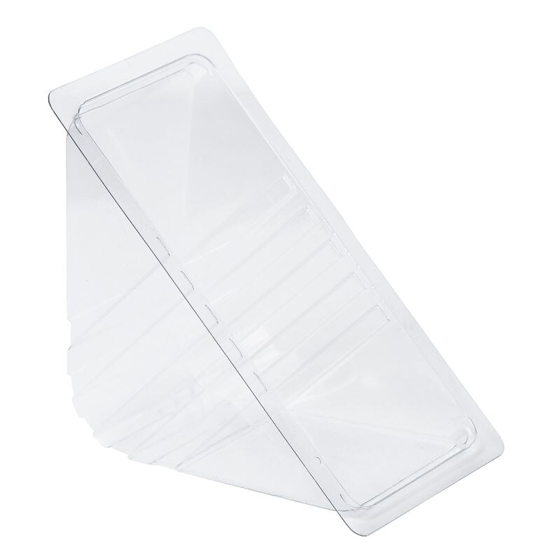 1000x DUNIFORM Pappbox für Sandwichecken 181 x 96 x 85 mm Transparent ungeteilt