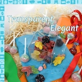 thumbnail of 40 Quadratische Schachteln aus Transparentem Acetat 60x60x60 mm | Plastik-Bonbonniere: Dragees, Macarons | Andenken und Geschenke für Hochzeiten
