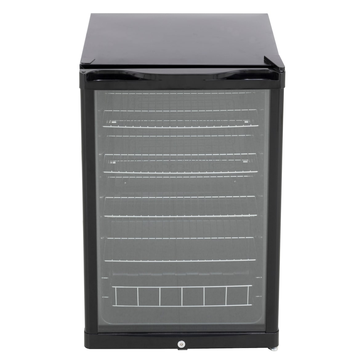 Husky KK111-BK-NL-HU - Koelkast Tafelmodel - Met Glazen Deur - 130 Liter - 40dB - Zwart