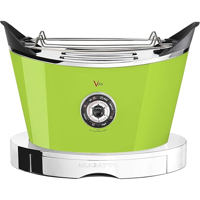 BUGATTI – Volo Toaster in der Farbe Apfelgrün – einfarbige Oberfläche – 930 Watt