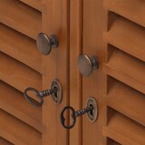 thumbnail of Teak-Badezimmerkommode HWC-M90, Badschrank Waschtisch, hochwertiges B-Grade-Teak (Kernholz, 20-30 Jahre), 81x155x50cm