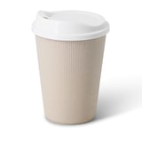 thumbnail of greenbox - vasos acanalados reutilizables 300 ml / 12 oz, Ø 90 mm, blanco crema, 165 piezas.