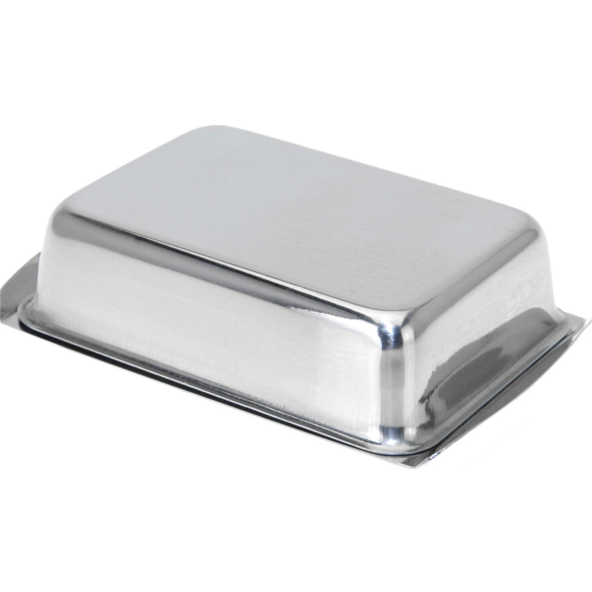 Butterdose Butterglocke Butterschale 16x11x4cm Edelstahl Küche Gastro Margarine