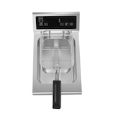 thumbnail of METRO PROFESSIONAL Friteuse à induction GIDF1008, Acier inoxydable, 48.5 x 29 x 40.5 cm, 8 L, 3500 W, avec robinet de vidange, argenté