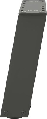 thumbnail of Helloshop26 - Set mit 2 U-förmigen Couchtischbeinen modernes Design verstellbare Stabilität 40 x 30 cm anthrazitfarbener Stahl 02_0057027