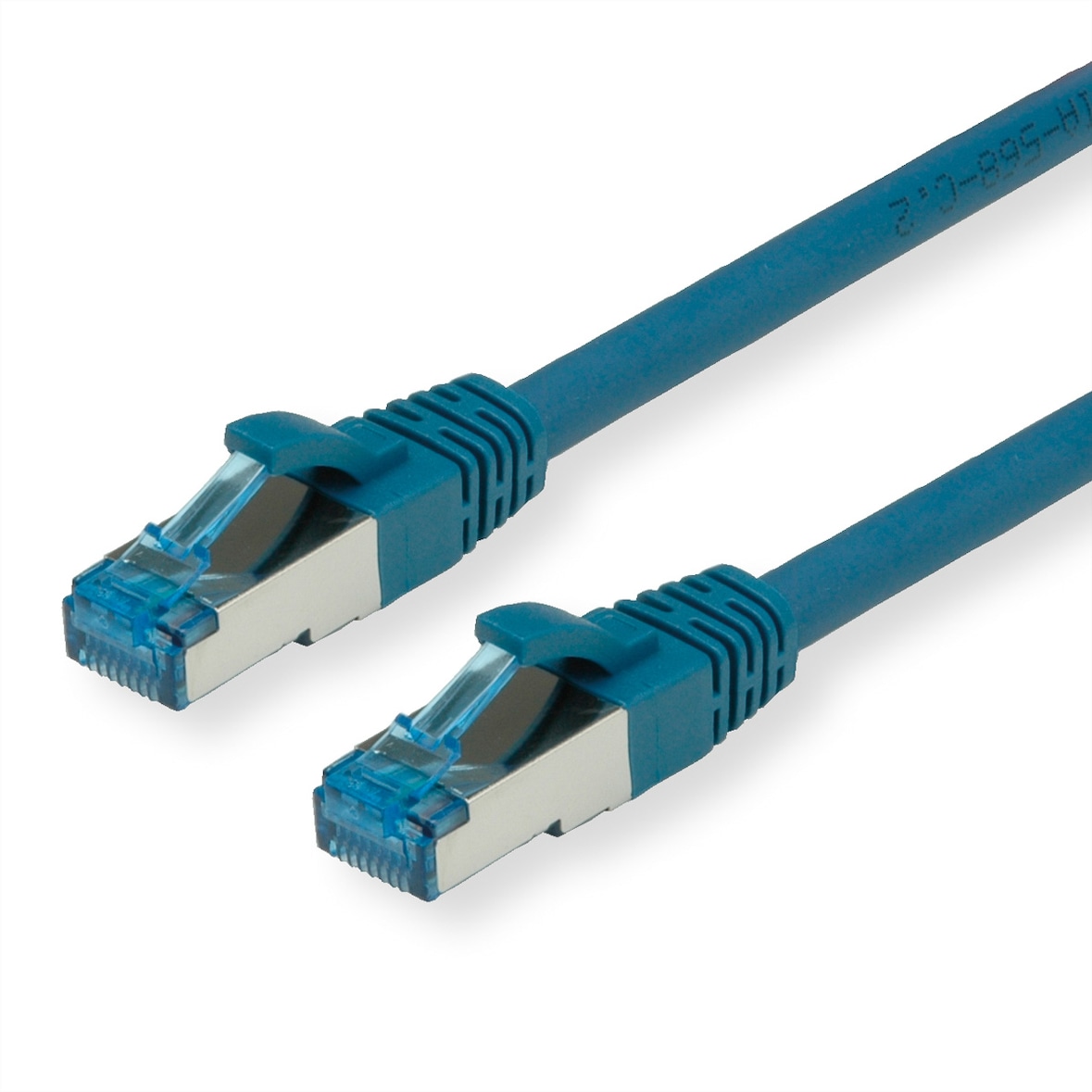 VALUE Patchkabel Cat.6A (Class EA) S/FTP (PiMF), LSOH, blau, 10 m