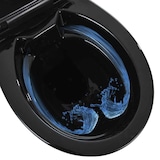 thumbnail of vidaXL Randloses WC 7 cm Extra Höhe Soft-Close Keramik Schwarz