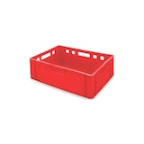thumbnail of PROREGAL 10x Eurobehälter Fleischerkasten E2 | HxBxT 20x40x60cm | 41 Liter | Rot | Fleischerkiste, Fleischkiste, Metzgerkiste