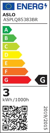thumbnail of LED-Panel Quadratisch 85 x 85 mm 3W 3000K Warmweiß ASLO