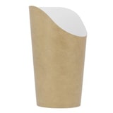thumbnail of MONOUSO - Bicchiere di Cartone Kraft per Fritti e Wrap Ø8,1x14cm (1.320 Pezzi)