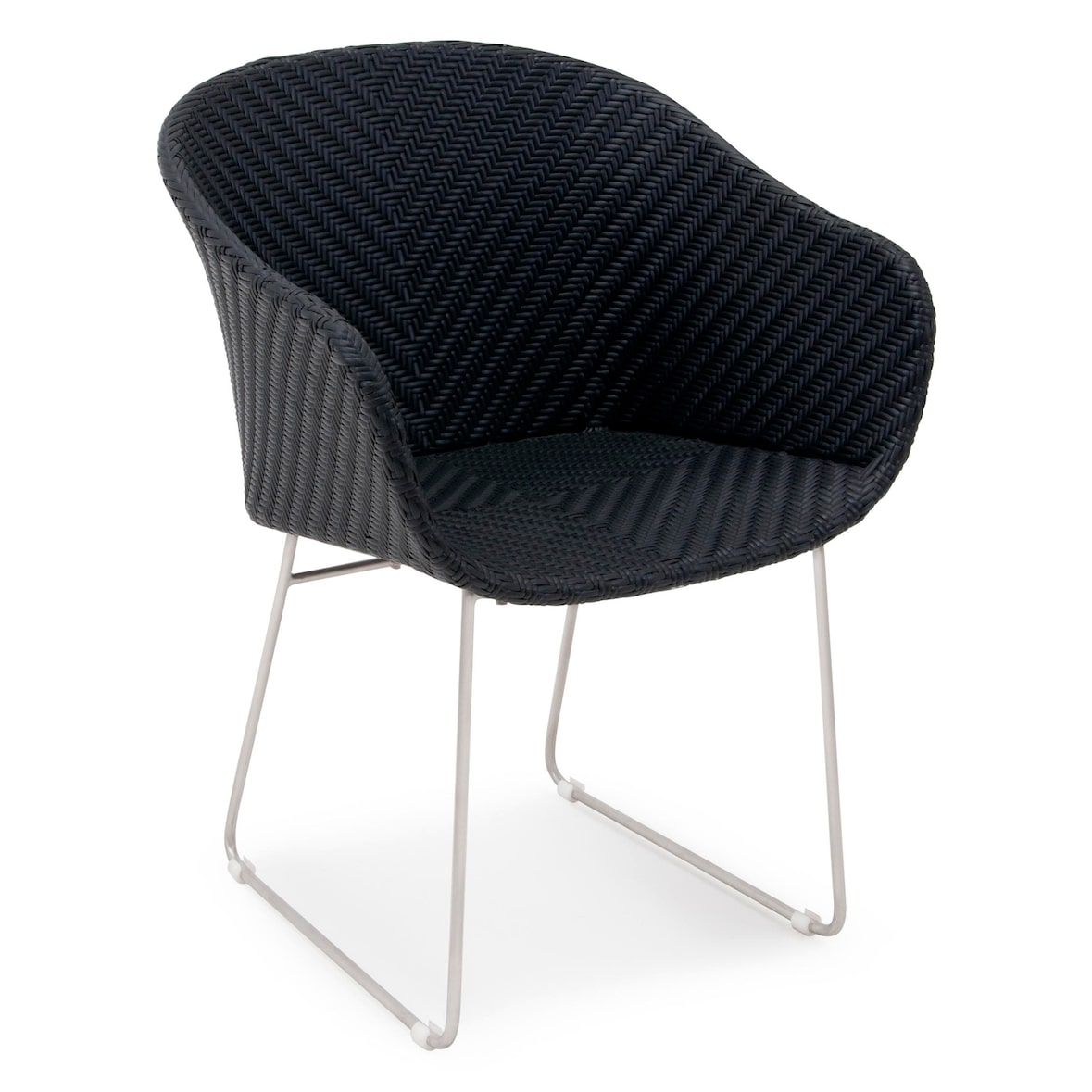 Garland Poly Rattan Gartensessel Gartenstuhl Monza Schwarz