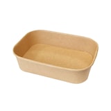 thumbnail of MONOUSO - Envase Rectangular Kraft microondas 500ml 17,2x12x4,1cm (50 Uds)