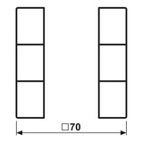 thumbnail of Jung Tastensatz 3fach LC 503 TSA 229 LC503TSA229