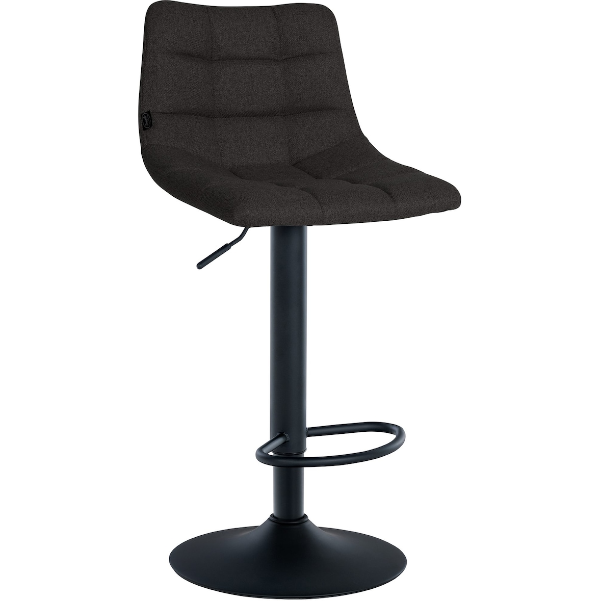 Barhocker Jerry Stoff schwarz/schwarz