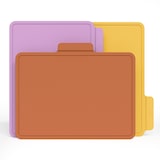 thumbnail of CIARRA Schneidebrett Set 3-teilig TPU, mit Saftrille Mehrfarbig BPA-frei Biegsam Leicht Küchenschneidebrett VMSET3