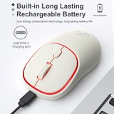 thumbnail of Souris Sans Fil Rechargeable 1600 DPI Silencieuse Pour PC Et Laptop Noir YONIS