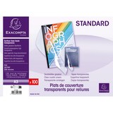 thumbnail of Exacompta 42745E 5x 100er Packung Einbanddeckel aus PVC 200µ, für DIN A3 - Kristall