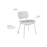 thumbnail of Matelpro - Chaise de brasserie en simili marron vintage Stan (lot de 2) - Marron vintage