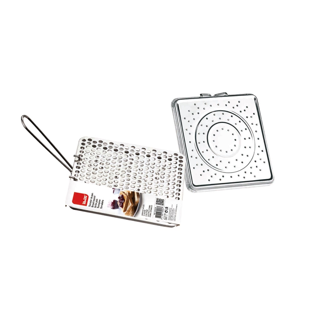 Grille pain gazinière 20 cm -  Argent Carré Métal Ibili 20x20 cm