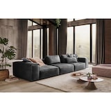 thumbnail of KAWOLA Sofa CARMO 4-Sitzer Leder anthrazit