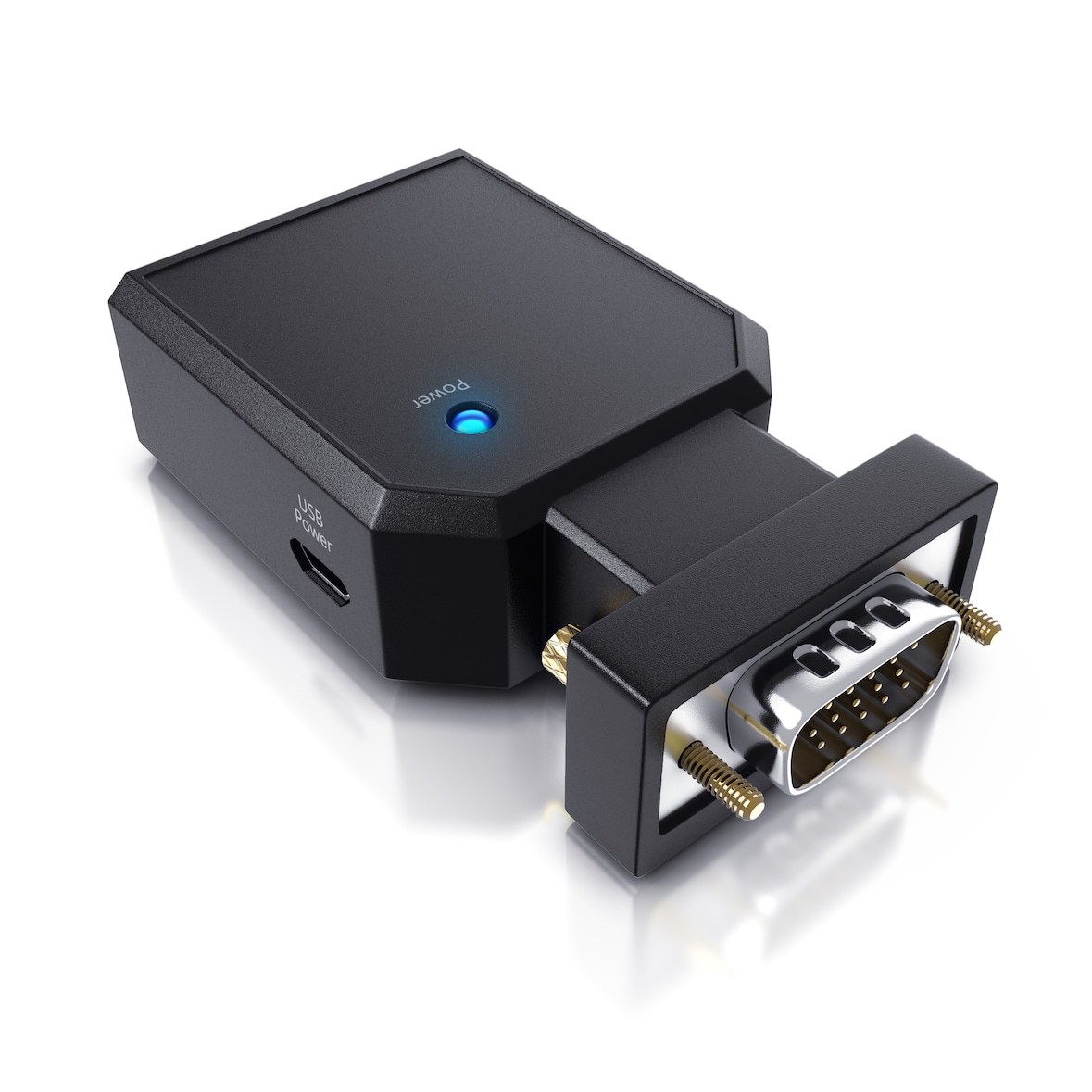 CSL 1080p VGA zu HDMI Video-/Audio Konverter, VGA & 3,5mm-Klinke zu HDMI Typ A
