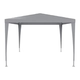 thumbnail of Gazebo 3x3 M Struttura Acciaio Copertura PE 110 gr/m² Impermeabile Idrorepellente Resistente Raggi UV Tenda Picnic Campeggio Esterno Giardino Grigio